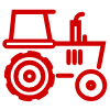 Red Tractor 100pt Icon